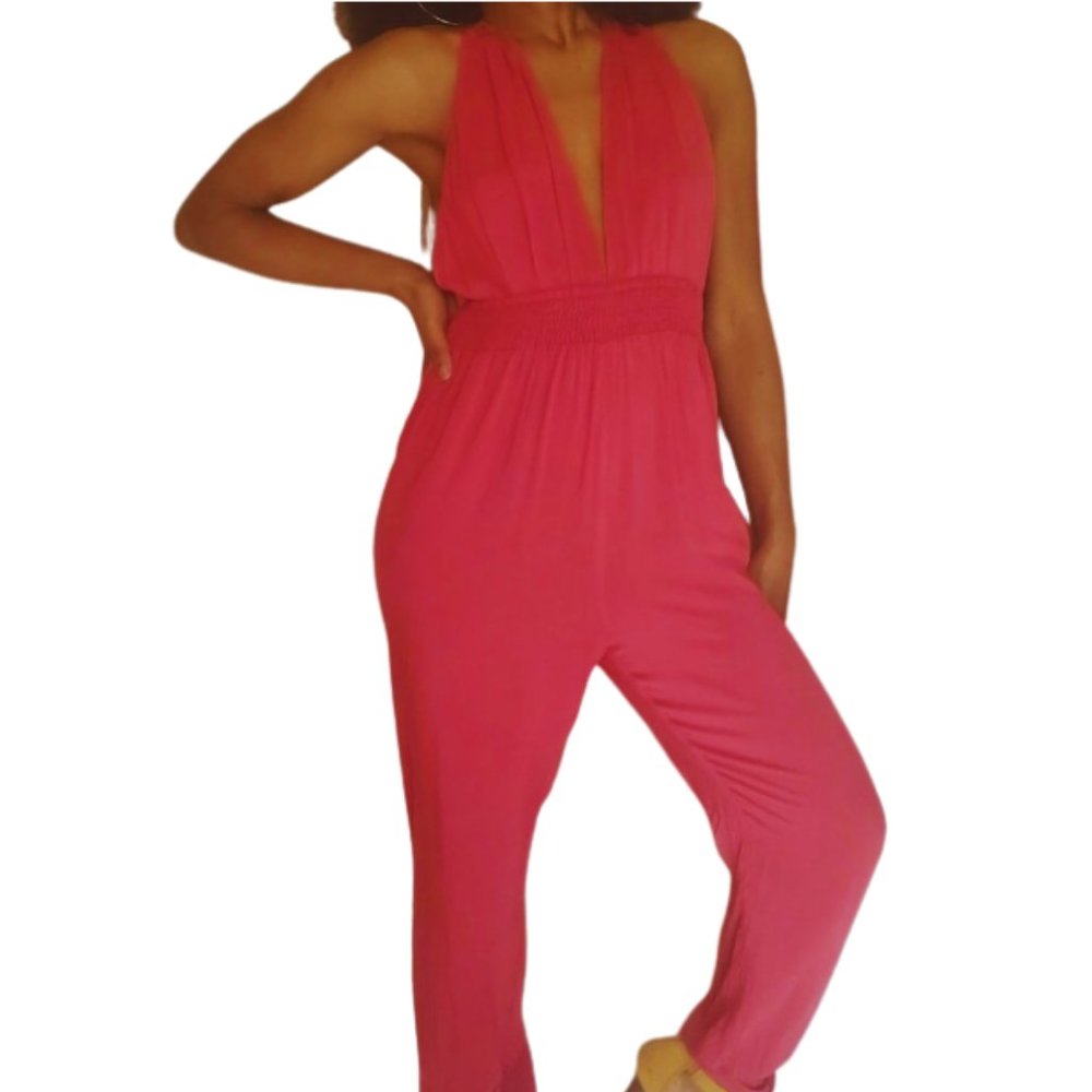 Lightweight Rose Jumpsuit